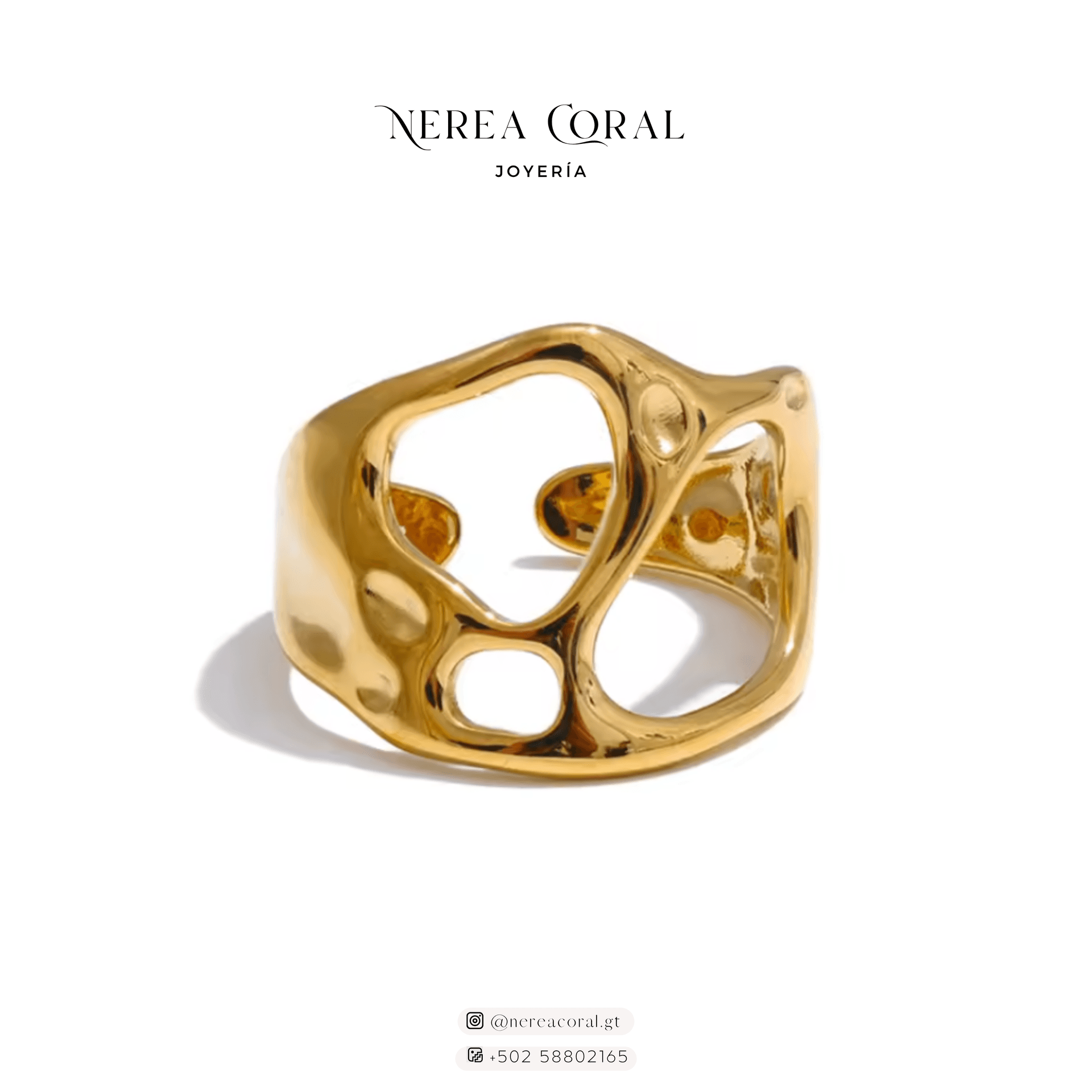 anillo dorado plateado acero inox guatemala