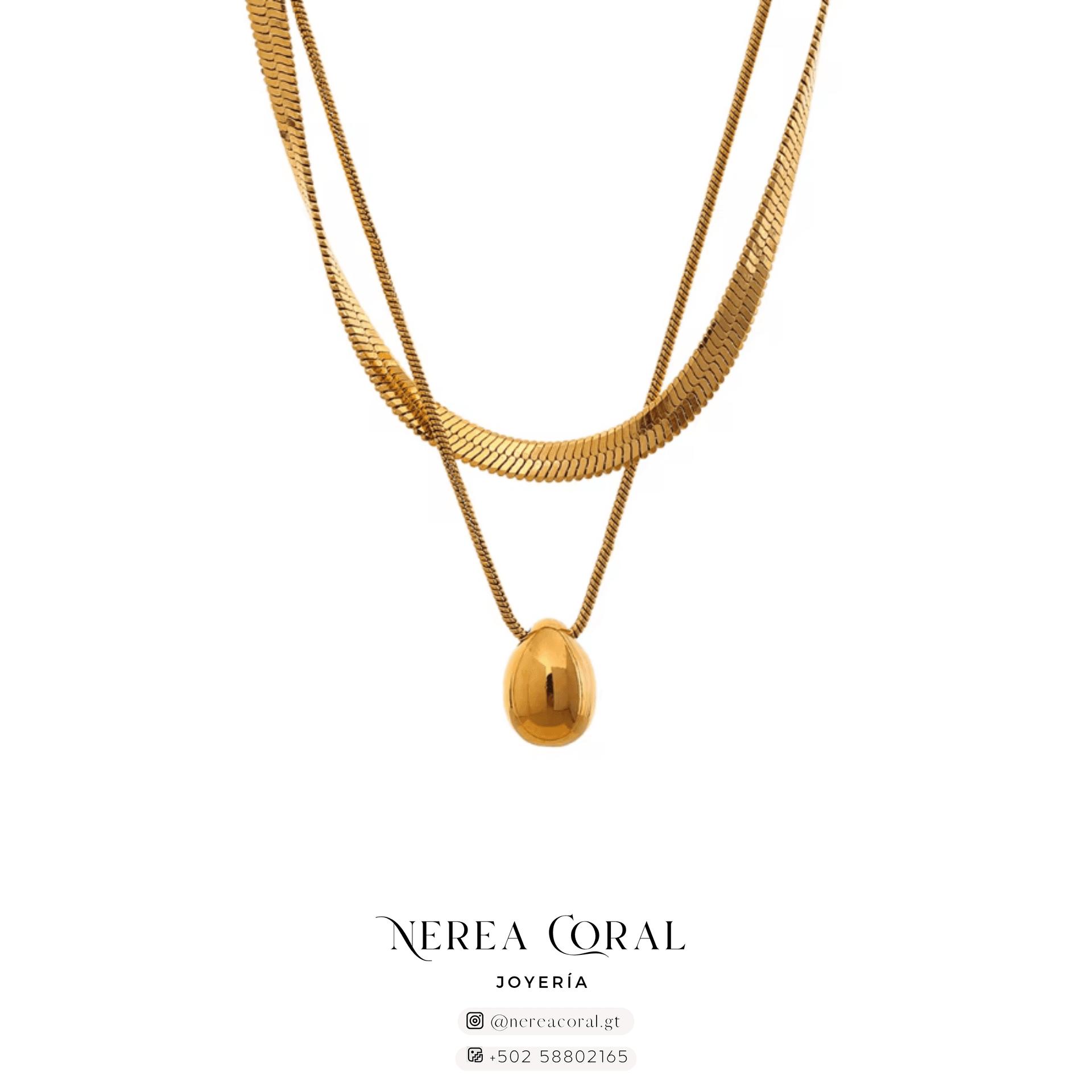 Collar oro dorado guatemala venta