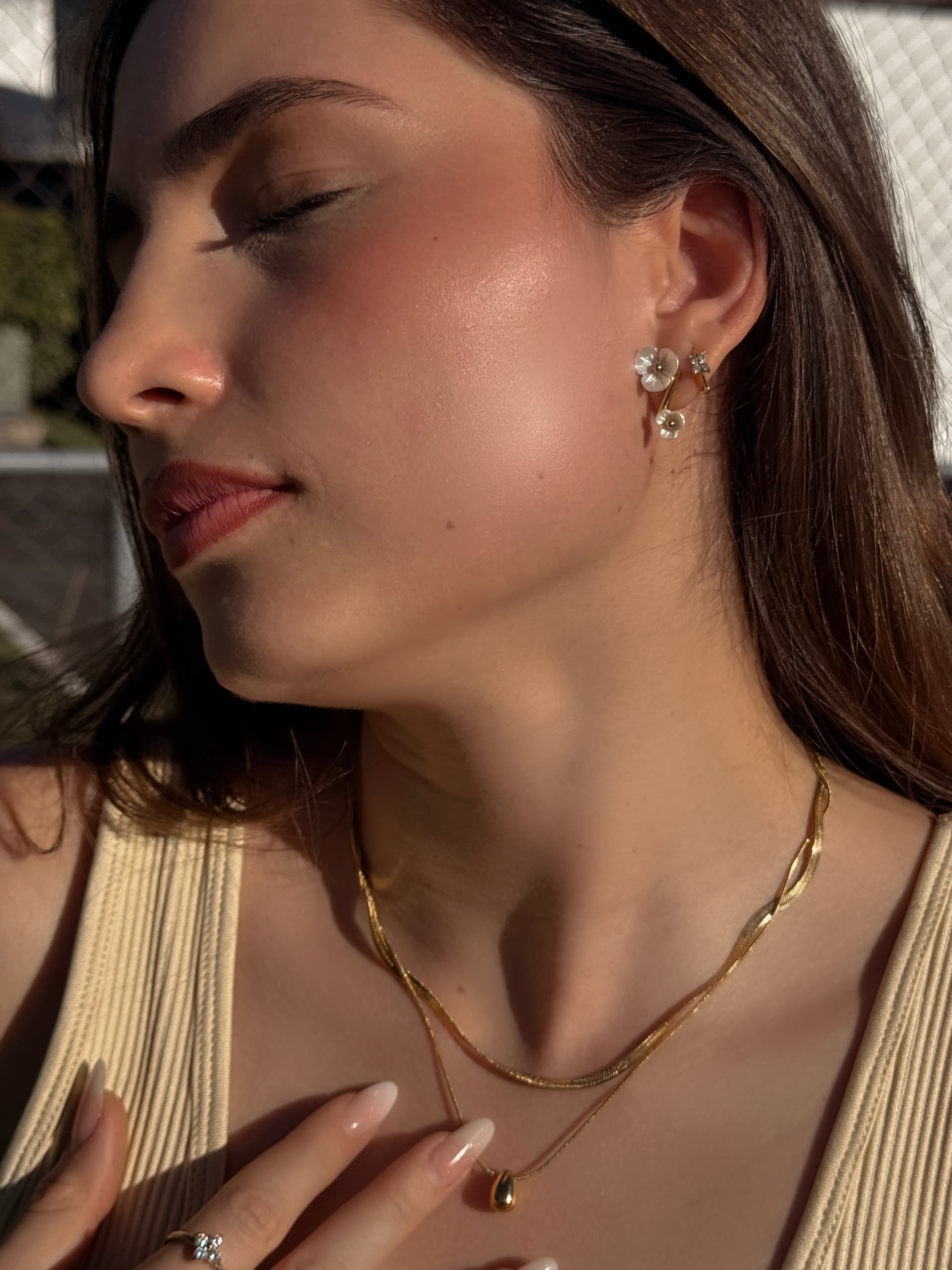 Joyeria Acero inoxidable Guatemala Nerea coral 